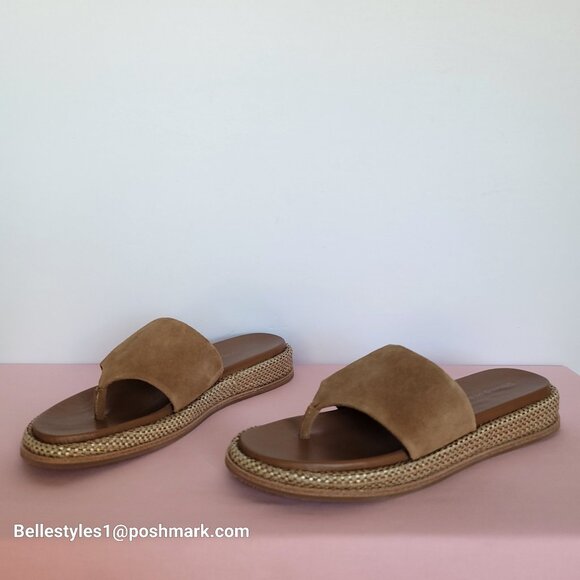 DONALD PLINER Aneeta Wedge Slip-on Sandals- Women’s Size 9.5M -Saddle Color⭐ - Picture 11 of 16